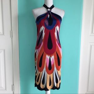 Missoni Multicolored Halter Knee Length Dress